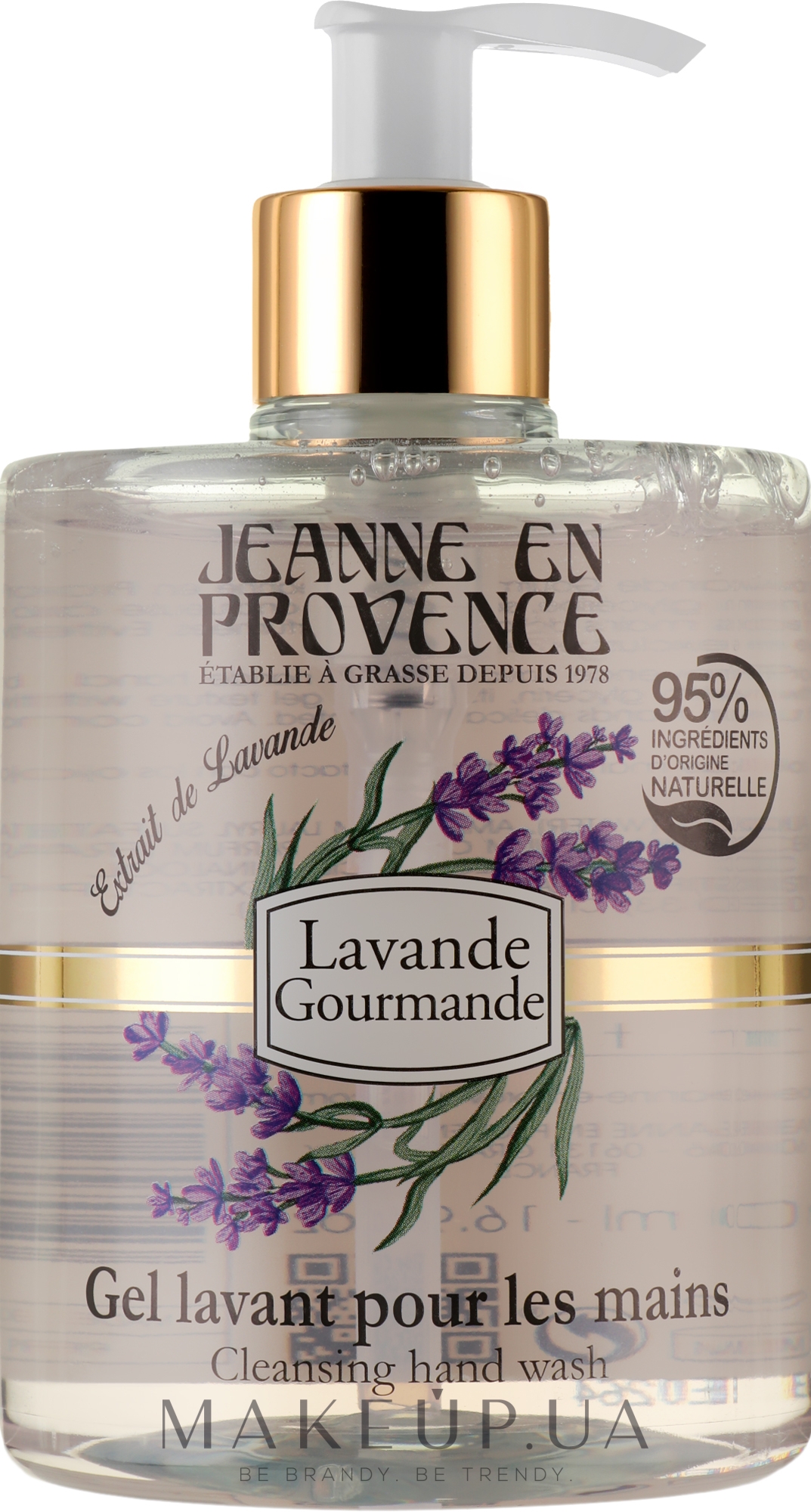 Гель для мытья рук "Лаванда" - Jeanne en Provence Lavande Lavant Mains — фото 500ml