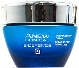 Духи, Парфюмерия, косметика Ночной крем для лица глубокого действия "Защита и восстановление" - Avon Anew Clinical E-Defence Deep Recovery Cream