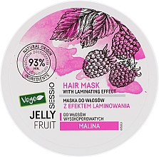 Желейна маска з ефектом ламінування для високопористого волосся - Sessio Jelly Fruit Hair Mask — фото N1