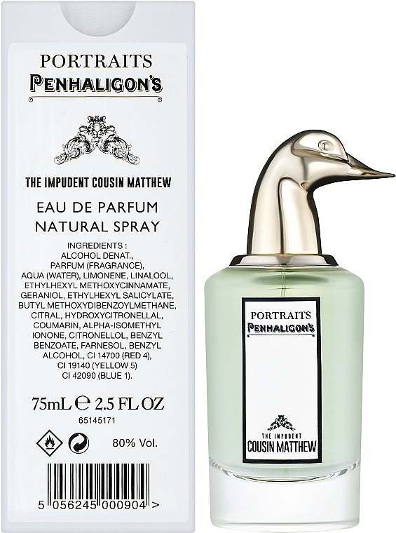 Penhaligon's Portraits The Impudent Cousin Matthew - Парфюмированная вода (тестер с крышечкой ) — фото N2