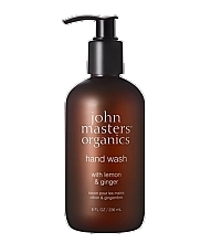 Духи, Парфюмерия, косметика Жидкое мыло для рук "Лимон и имбирь" - John Masters Organics Hand Wash with Lemon & Ginger