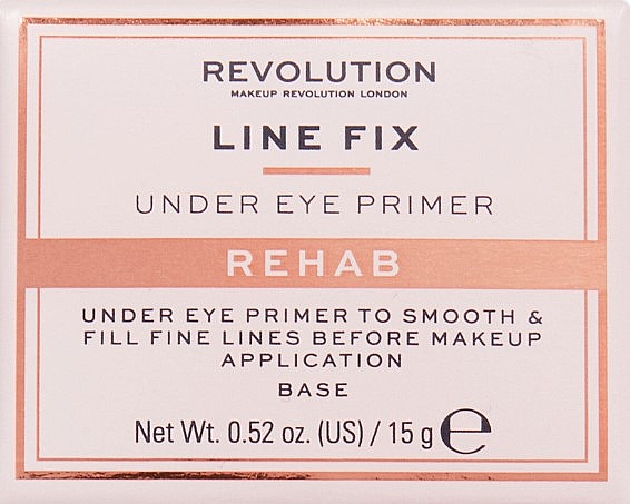 Праймер для кожи вокруг глаз - Makeup Revolution Rehab Line Fix Under Eye Primer — фото N2