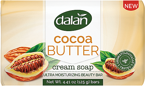 Туалетне мило "Масло какао" - Dalan Cream Soap