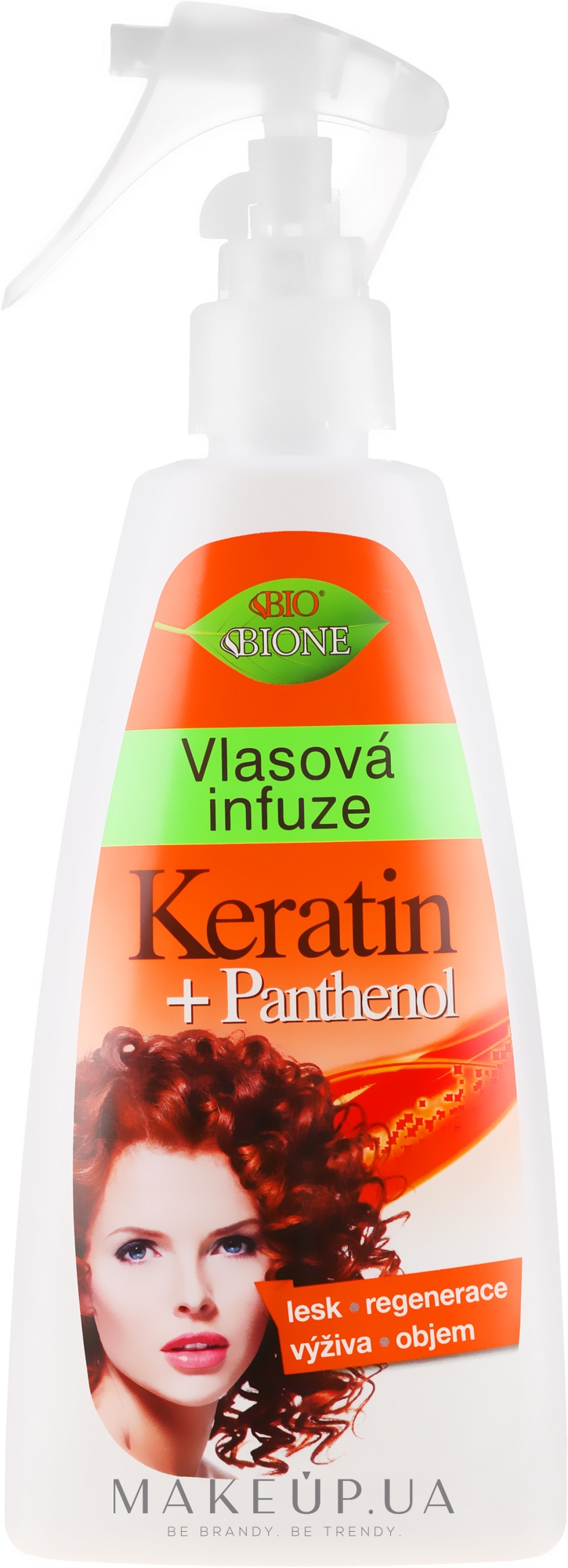 Спрей для волосся - Bione Cosmetics Keratin + Panthenol Hair Infusion — фото 260ml
