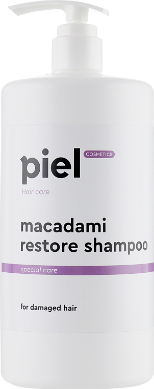 Відновлюючий шампунь для пошкодженого волосся - Piel Cosmetics Hair Care Macadami Restore Shampoo — фото N2