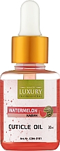 Олія для кутикули ароматизована "Кавун" - Beauty Luxury — фото N1