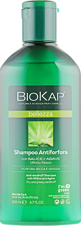 УЦІНКА Шампунь від лупи - BiosLine BioKap Anti-Dandruff Shampoo * — фото N2