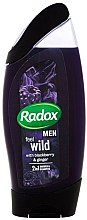 Духи, Парфюмерия, косметика Шампунь-гель для душа 2в1 - Radox Men Feel Wild Blackberry & Ginger 2in1 Shower Gel