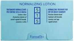 Духи, Парфюмерия, косметика Лосьон в ампулах против перхоти - Farmavita Normalizing Lotion 12x8ml