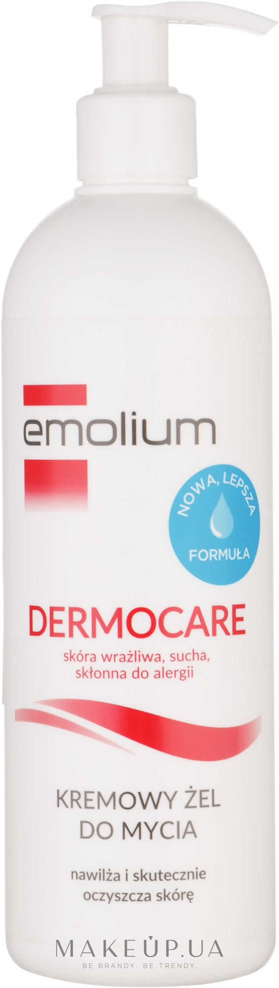 Нежный очищающий гель для тела - Emolium Dermocare Body Cleansing Creamy Gel — фото 400ml
