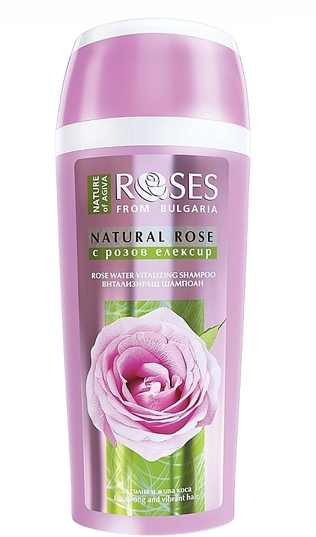 Шампунь для сильных и ярких волос - Nature of Agiva Roses Vitalizing Shampoo For Strong & Vibrant Hair — фото N1