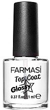 Духи, Парфюмерия, косметика Глянцевый топ для ногтей - Farmasi Top Coat Glossy