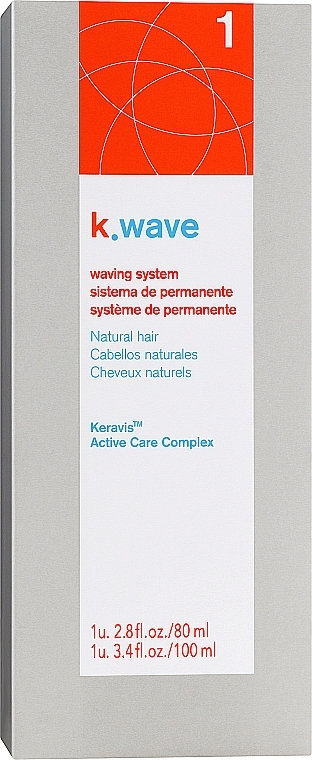 Двухкомпонентная химическая завивка для натуральных волос - Lakme K.Wave Waving System for Natural Hair 1 — фото N1