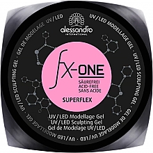 Парфумерія, косметика Наделастичний гель для нігтів - Alessandro FX-One Superflex Gel
