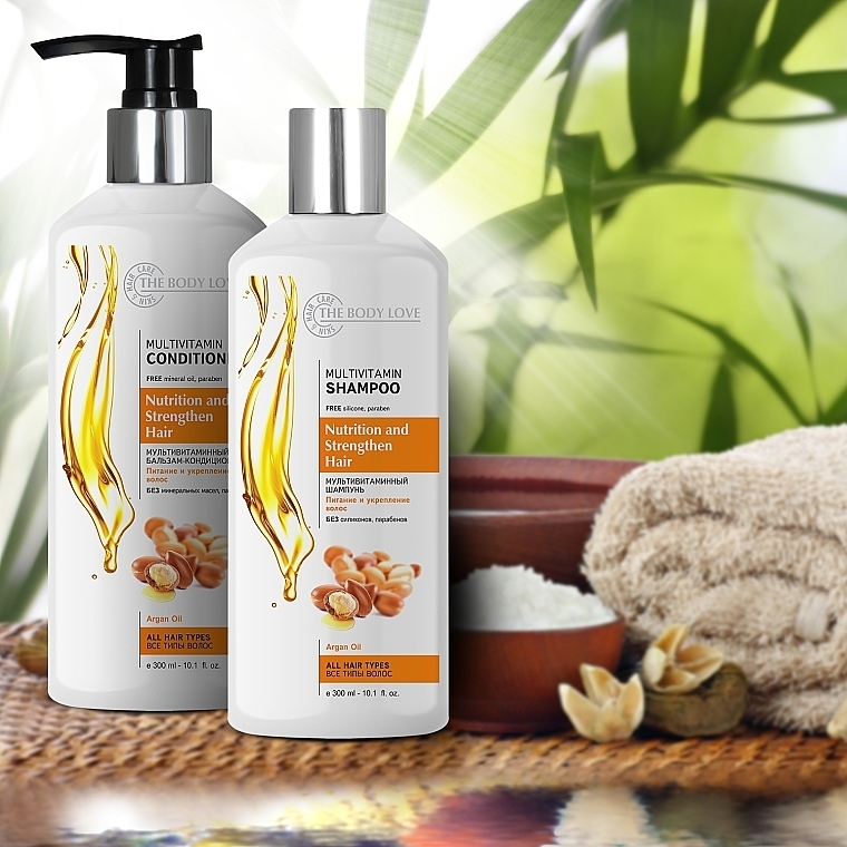 Шампунь для волосся "Multivitamin + Argan Oil" - The Body Love Multivitamin Shampoo — фото N5