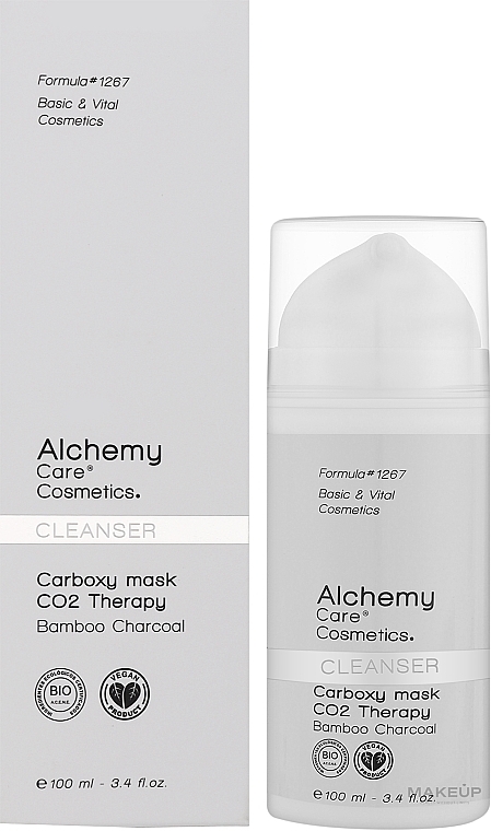 УЦІНКА Очищувальна маска з піною з бамбукового вугілля - Alchemy Cleansing Carboxy Mask Co2 Therapy * — фото N1