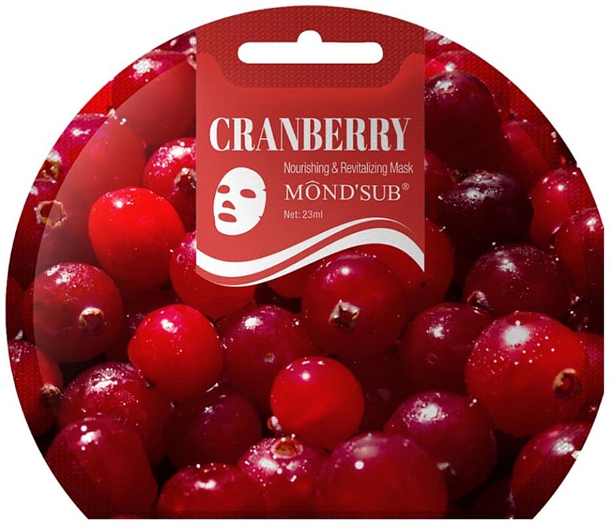 Питательная и восстанавливающая маска с клюквой - Mond'Sub Cranberry Nourishing & Revitalizing Mask — фото N1