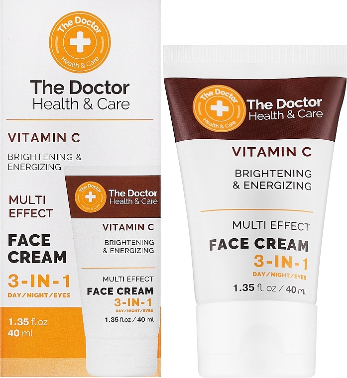 Крем для обличчя 3 в 1 - The Doctor Health & Care Vitamin C Face Cream — фото N2