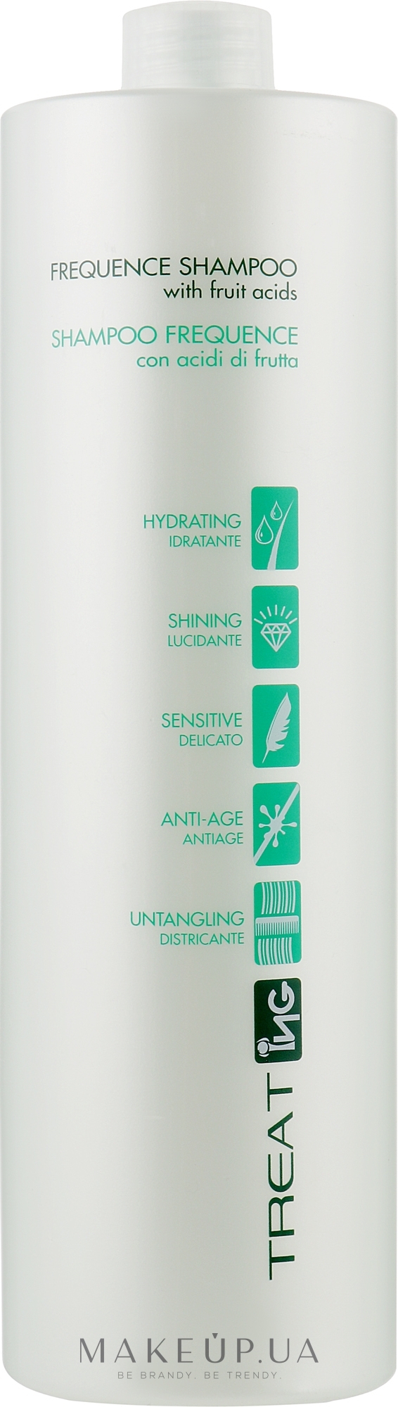 Шампунь для ежедневного применения - ING Professional Treat-ING Frequence Shampoo — фото 1000ml
