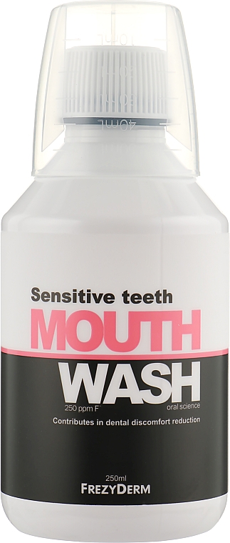 Ополаскиватель для полости рта для ежедневного ухода и лечения чувствительных зубов - Frezyderm Sensitive Teeth Mouthwash