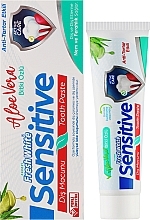 Зубная паста для чувствительных зубов - Fresh White Sensitive Aloe Vera — фото N2