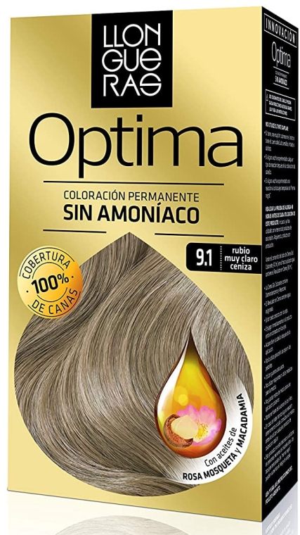 Перманентная краска для волос - Llongueras Optima Hair Colour — фото N2