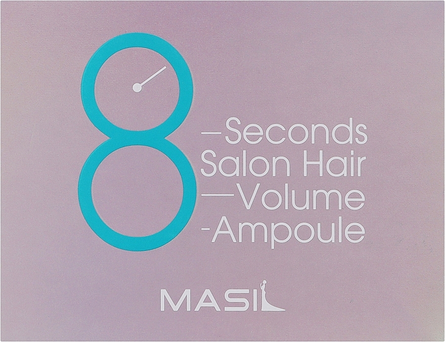 Филлер для объема и гладкости волос - Masil Blue 8 Seconds Salon Hair Volume Ampoule — фото N2