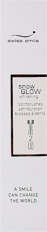Відбілююча зубна щітка - Swiss Smile Snow White Toothbrushes — фото N2