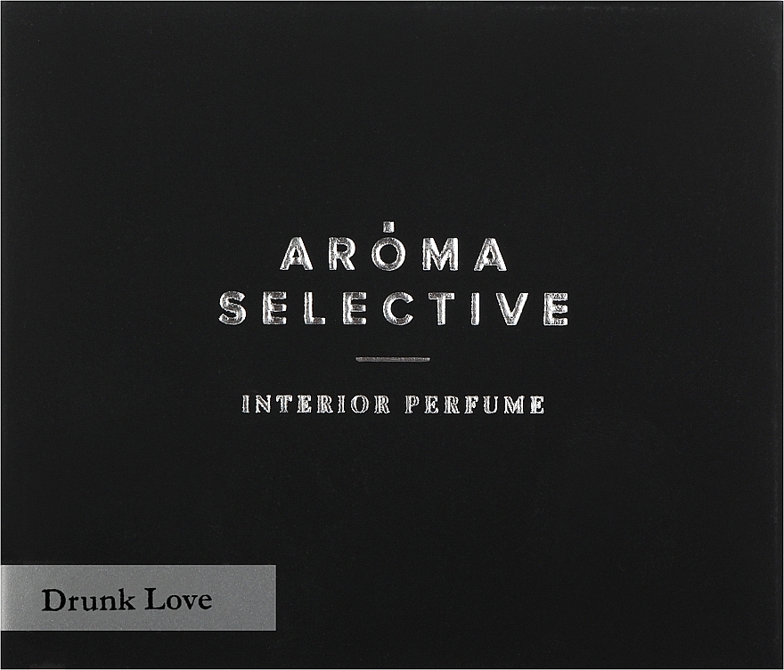 Ароматическое саше в автомобиль "Drunk Love" - Aroma Selective Aromatic Sachets — фото N2