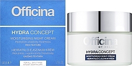 Крем для лица увлажняющий, ночной - Helia-D Officina Hydra Concept Moisturizing Night Cream — фото N2
