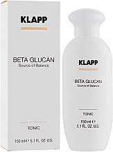 Духи, Парфюмерия, косметика Тоник для чувствительной кожи лица - Klapp Beta Glucan Tonic