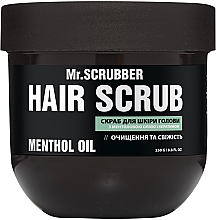 Скраб для шкіри голови, з ментоловою олією та кератином - Mr.Scrubber Menthol Oil Hair Scrub — фото N2