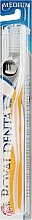 Зубная щетка средней мягкости с наночастицами серебра, оранжевая - Royal Denta Silver Medium Toothbrush — фото N2