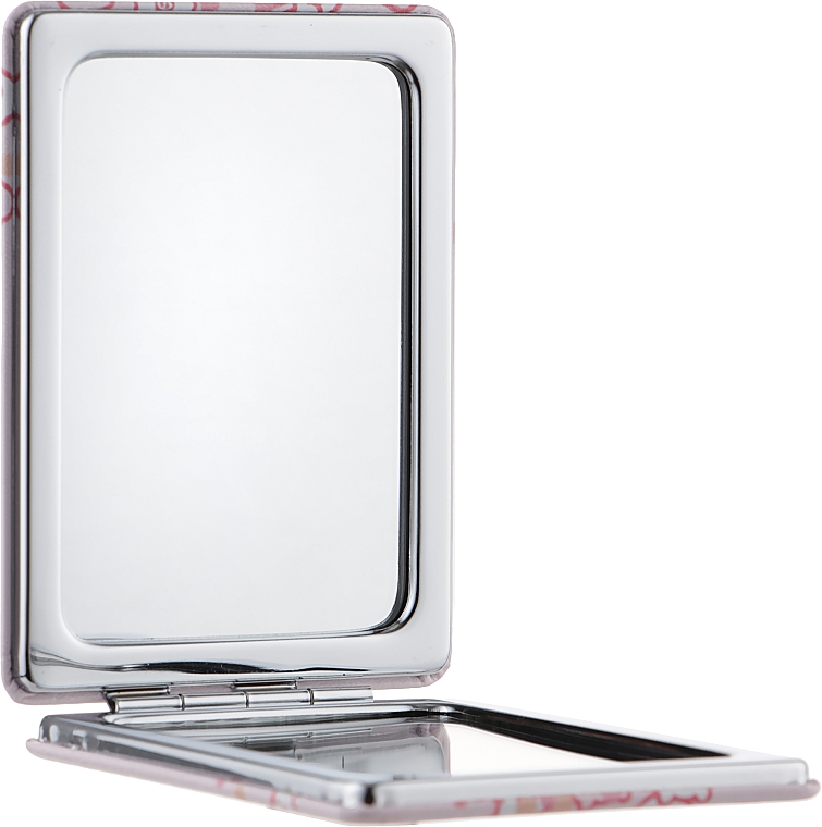 Дзеркало подвійне квадратне "Напій", метал, варіант 3 - Cosmo Shop CS А09 — фото N2