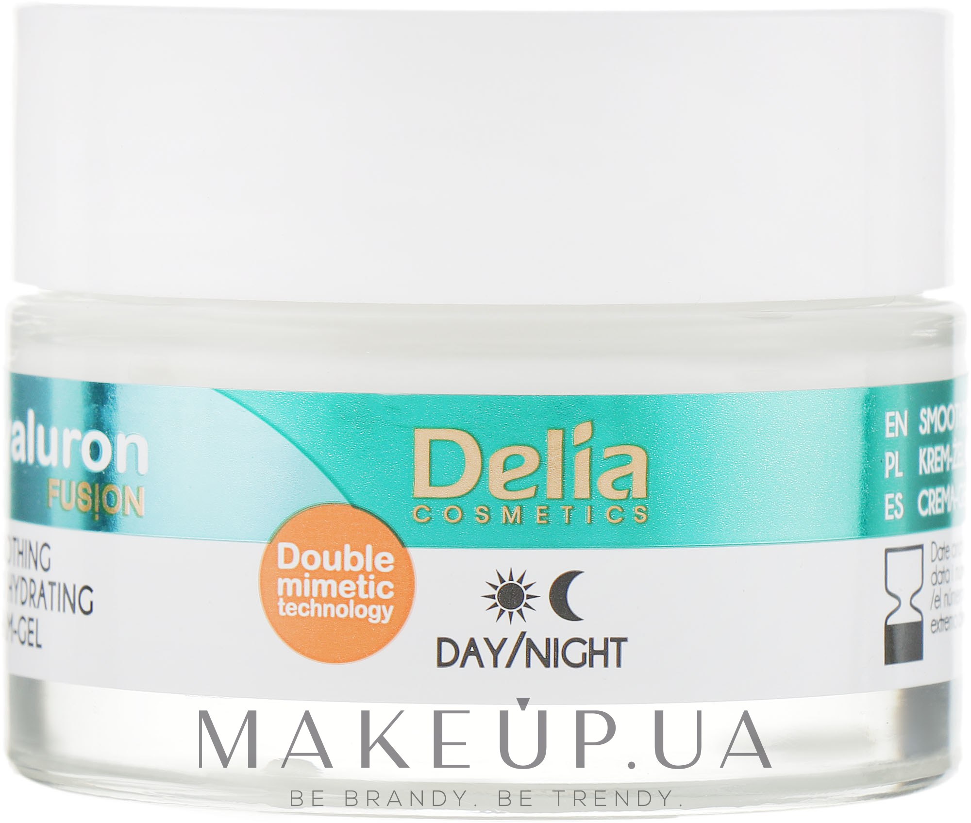 Разглаживающий крем-гель для лица - Delia Hyaluron Fusion Smoothing & Hydration Cream-Gel — фото 50ml