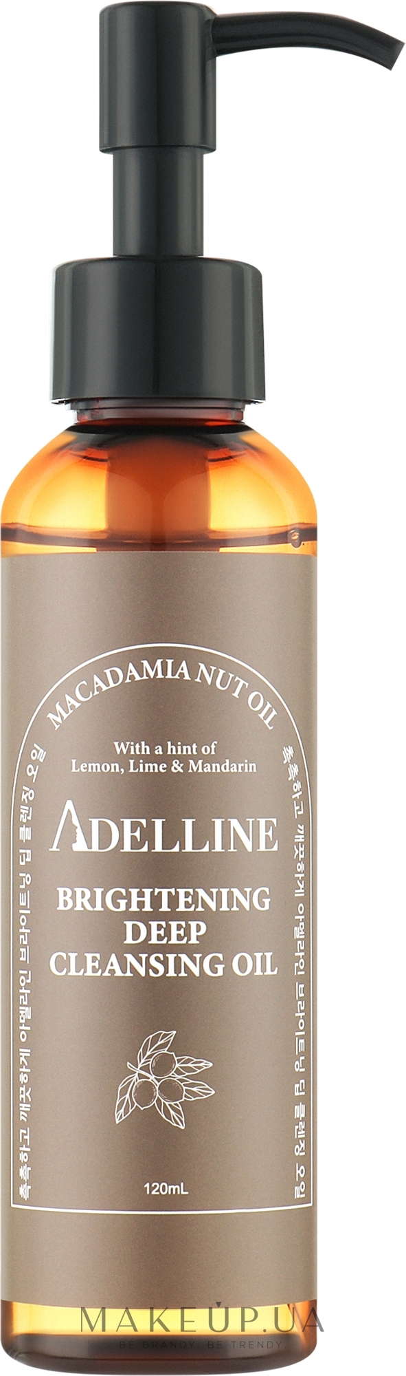 Гідрофільна очищувальна олія для обличчя - Adelline Brightening Deep Cleansing Oil — фото 120ml