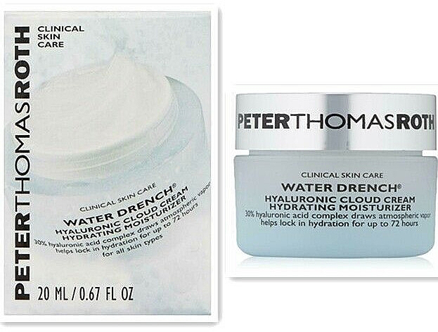 Увлажняющий крем для лица - Peter Thomas Roth Water Drench Hyaluronic Cloud Cream (мини) — фото N1