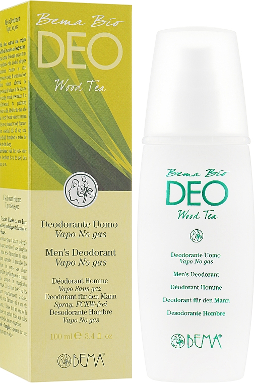 Дезодорант-спрей для мужчин - Bema Cosmetici Bio Deo Man's Deodorant Wood Tea