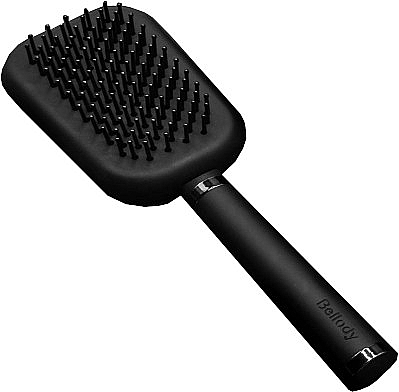 Щітка для волосся з функцією самоочищення, Classic Black - Bellody Patented Hairbrush With Self-Cleaning Function — фото N1