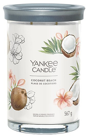 Ароматическая свеча в стакане "Coconut Beach", 2 фитиля - Yankee Candle Singnature — фото N1