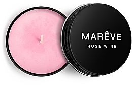 Свічка масажна парфумована для тіла "Rose Wine" - MARÊVE — фото N5