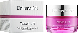 Розгладжуючий денний крем для обличчя - Dr. Irena Eris Tokyo Lift Anti-Wrinkle Radical Protection Cream Oxygen — фото N2