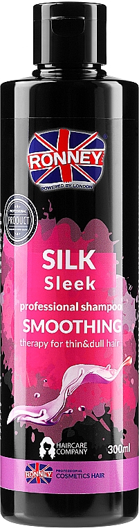 Шампунь з протеїнами шовку - Ronney Professional Silk Sleek Smoothing Shampoo
