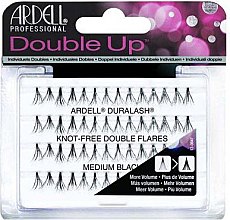 Парфумерія, косметика Накладні вії - Ardell Double Up Duralash Knot-Free Double Flares Medium Black