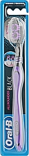 Зубная щетка, средней жесткости, "Всесторонняя чистка", фиолетовая - Oral-B Allrounder Black Medium — фото N1