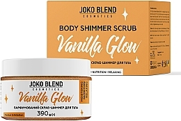 Парфумерія, косметика Скраб для тіла парфумований з шимером, золотий - Joko Blend Vanilla Glow Body Shimmer Scrub