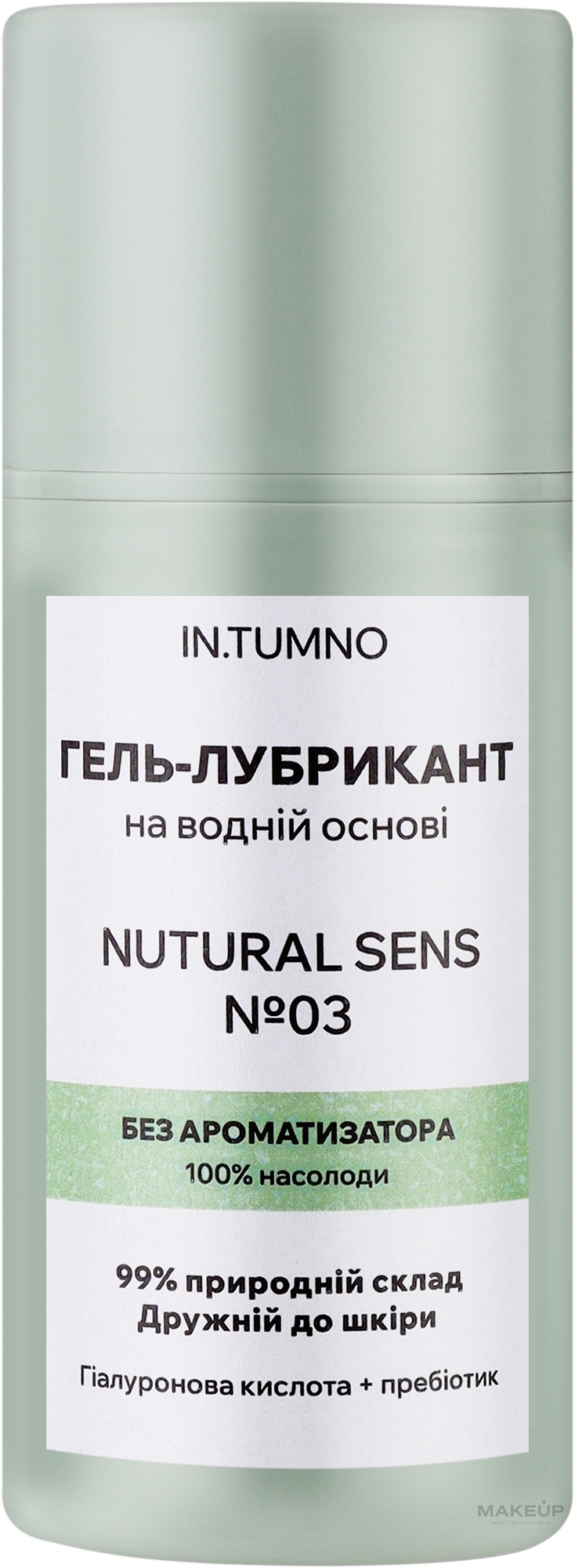 Лубрикант з гіалуроновою кислотою без ароматизатора - In. Tumno — фото 80ml