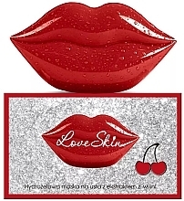 Гидрогелевая маска для губ с экстрактом вишни - Love Skin — фото N1