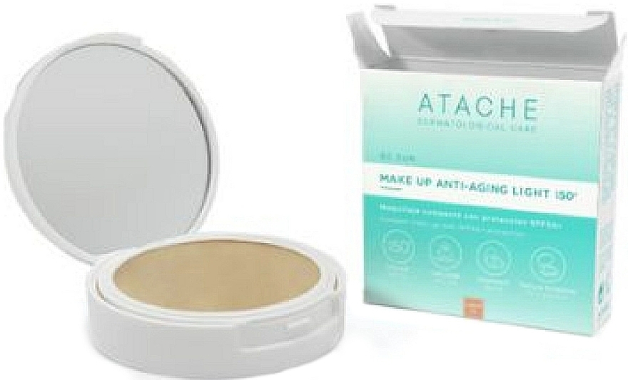 Компактний сонцезахисний антивіковий крем з тоном - Atache Be Sun Make Up Anti-Aging Spf 50+ — фото N2