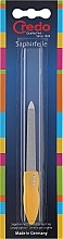 Духи, Парфюмерия, косметика Сапфировая пилка двухсторонняя 13см, желтая - Credo Solingen Pop Art